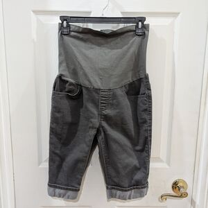 Bella Vida Maternity Denim Bermuda Shorts